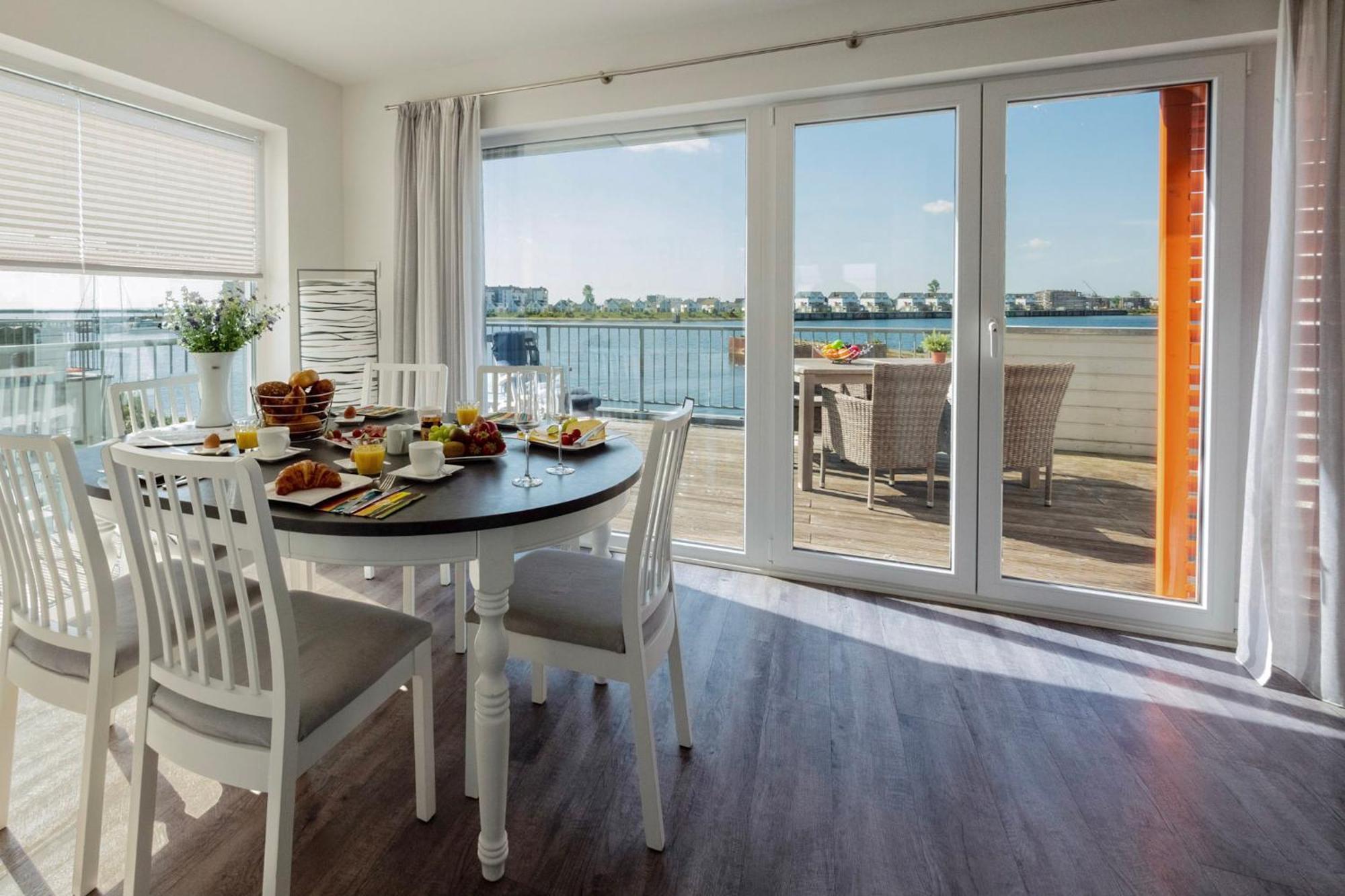 Maisonette Fewo Ostseeflair erste Wasserreihe, Panoramablick, by Seeblick Ferien Olpenitz Exterior foto