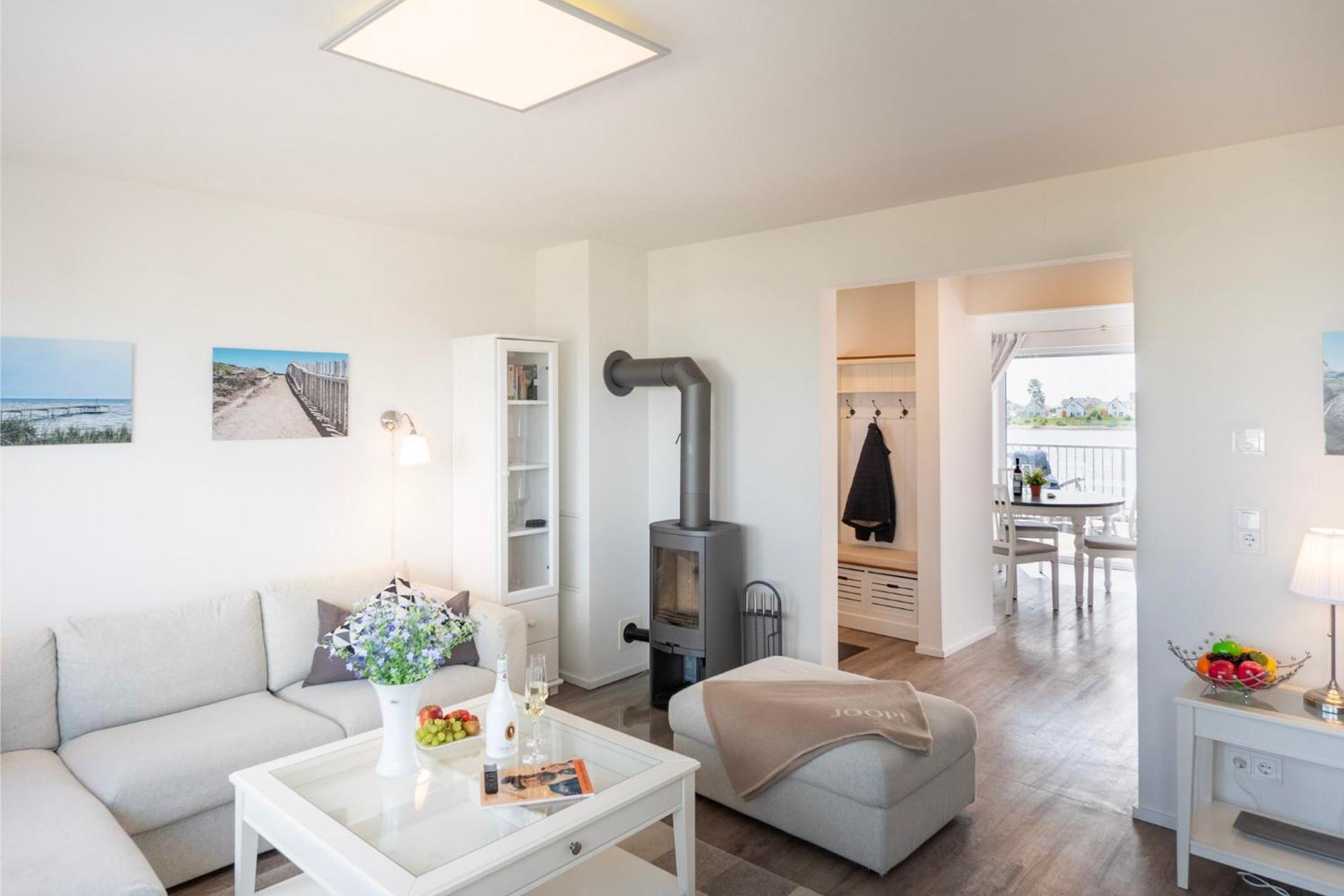 Maisonette Fewo Ostseeflair erste Wasserreihe, Panoramablick, by Seeblick Ferien Olpenitz Exterior foto