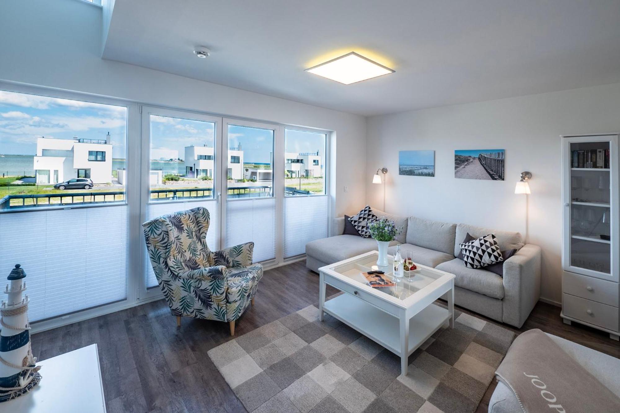 Maisonette Fewo Ostseeflair erste Wasserreihe, Panoramablick, by Seeblick Ferien Olpenitz Exterior foto