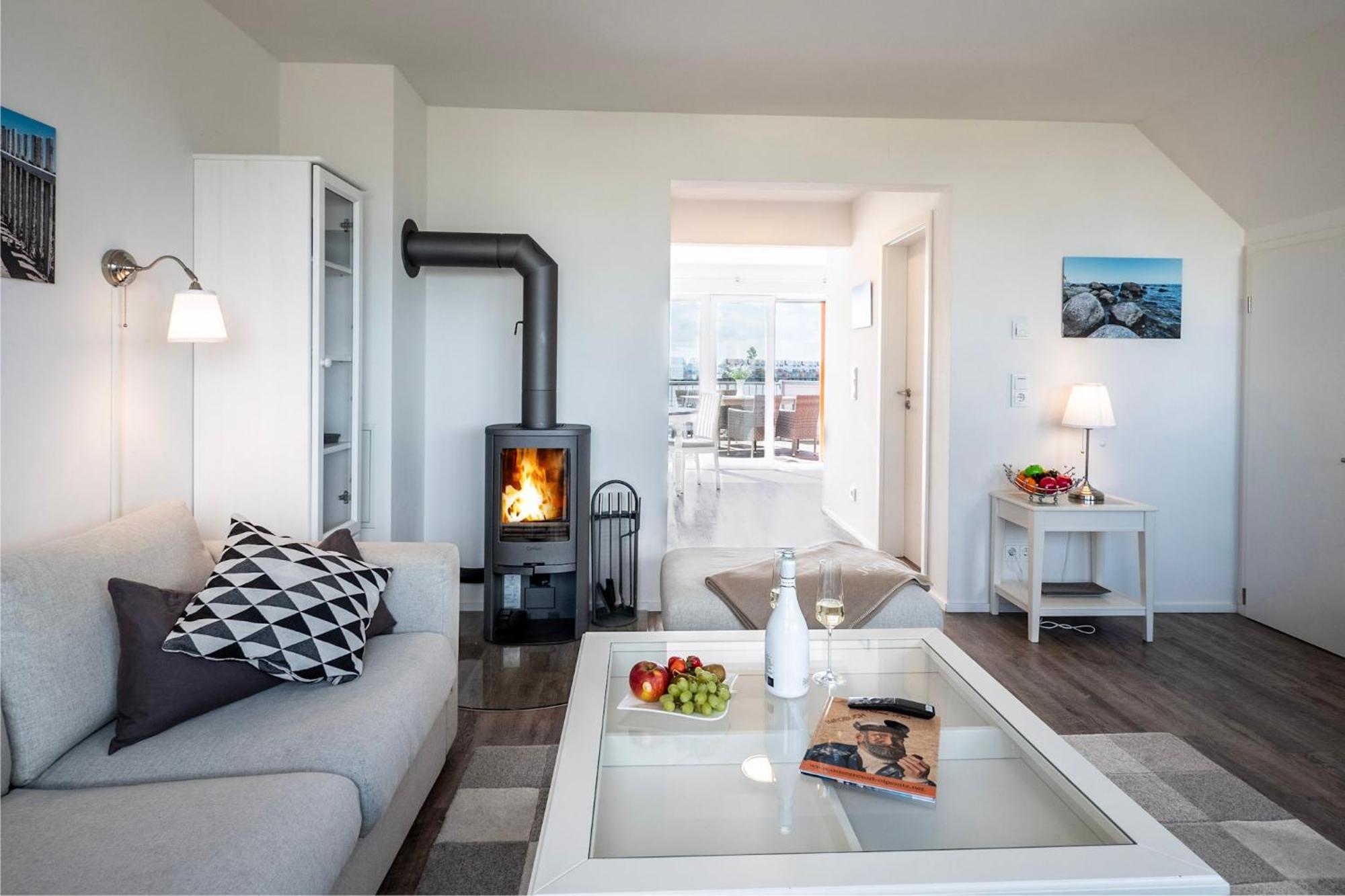 Maisonette Fewo Ostseeflair erste Wasserreihe, Panoramablick, by Seeblick Ferien Olpenitz Exterior foto